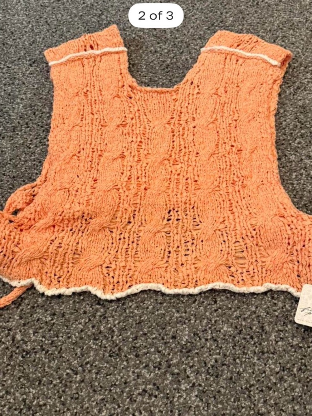 Women's Peach/orange Tank Top